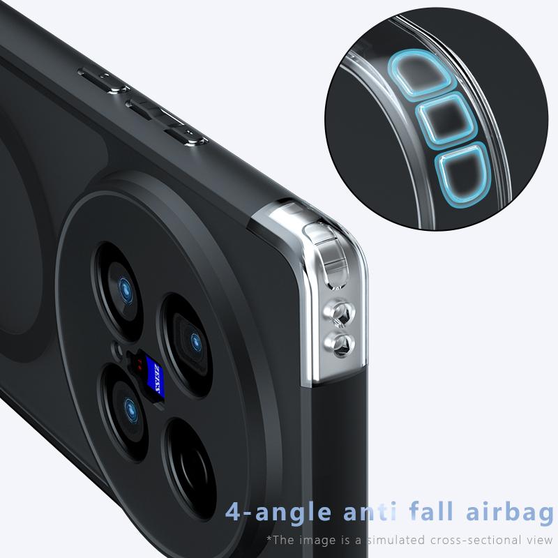 For Vivo X200 X100 X100s Pro Mini Ultra Matte Anti Fingerprint Shockproof TPU Magnetic Case Anti-drop Non Yellowing Back Casing Shell