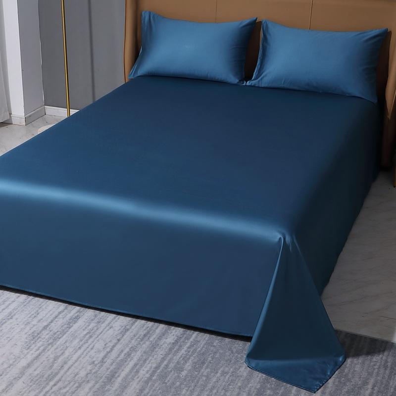 Cotton 3PC 100S Bed Sheet and Pillowcase Set, Bedroom Bedding, Extra Large Double Bed, Fashion Bedding