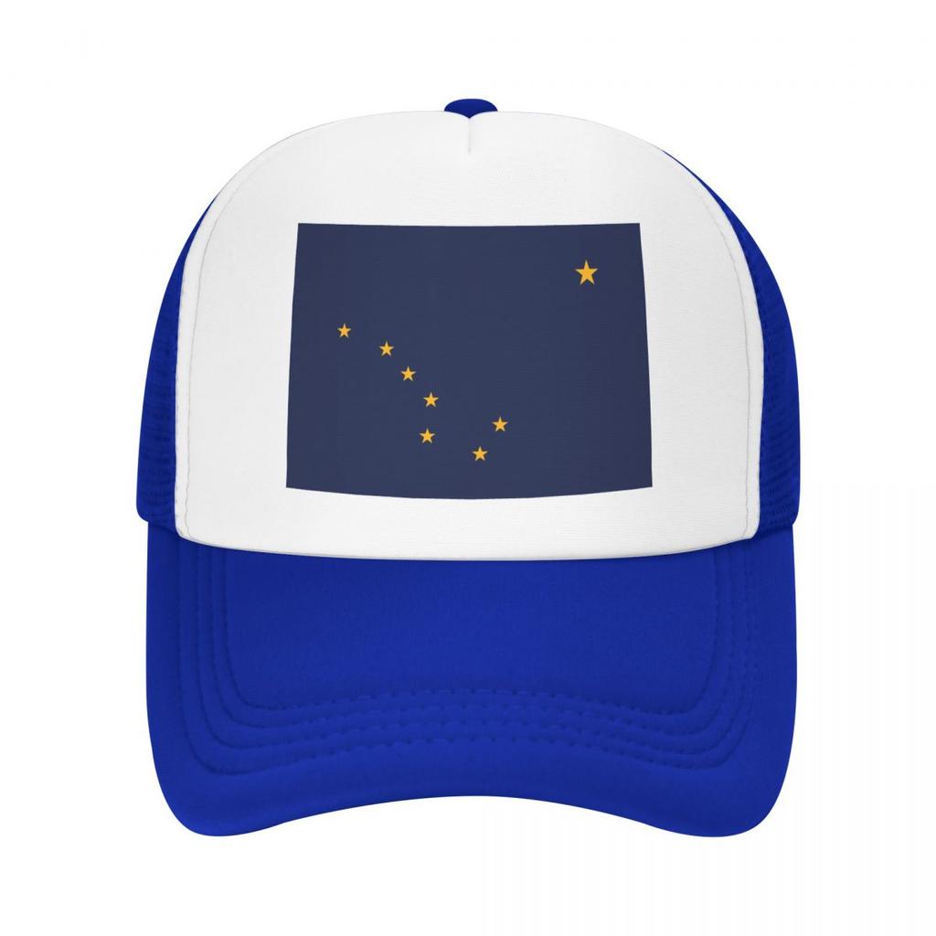 Flag Of Alaska Unisex Cap Casual Plain Baseball Cap Adjustable Snapback Trucker Hats For Women Unisex