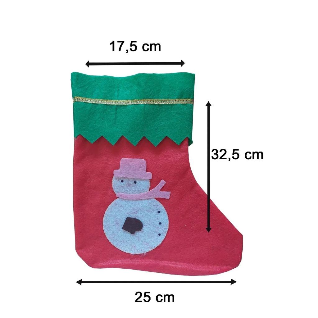 Новогодний декор, чулок, камин, настенное украшение, рождественское украшение на елку, Санта-Клаус, снеговик, 35 см х 25 см