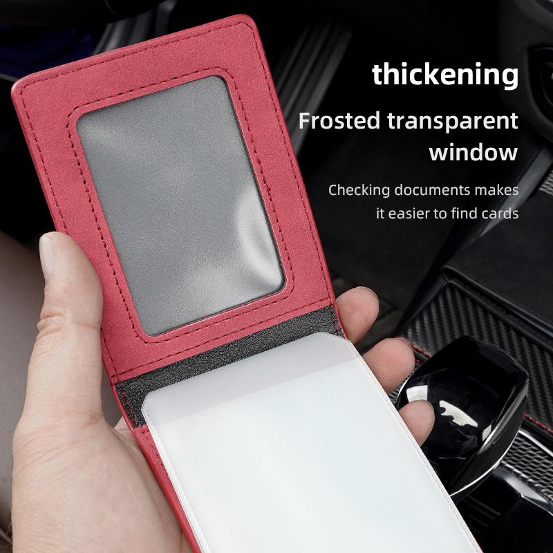 Car Driving Documents Case Credit Card Holder For Mazda 3 6 CX5 2 CX3 CX9 MX5 RX8 Axela Demio Atenza MS GJI