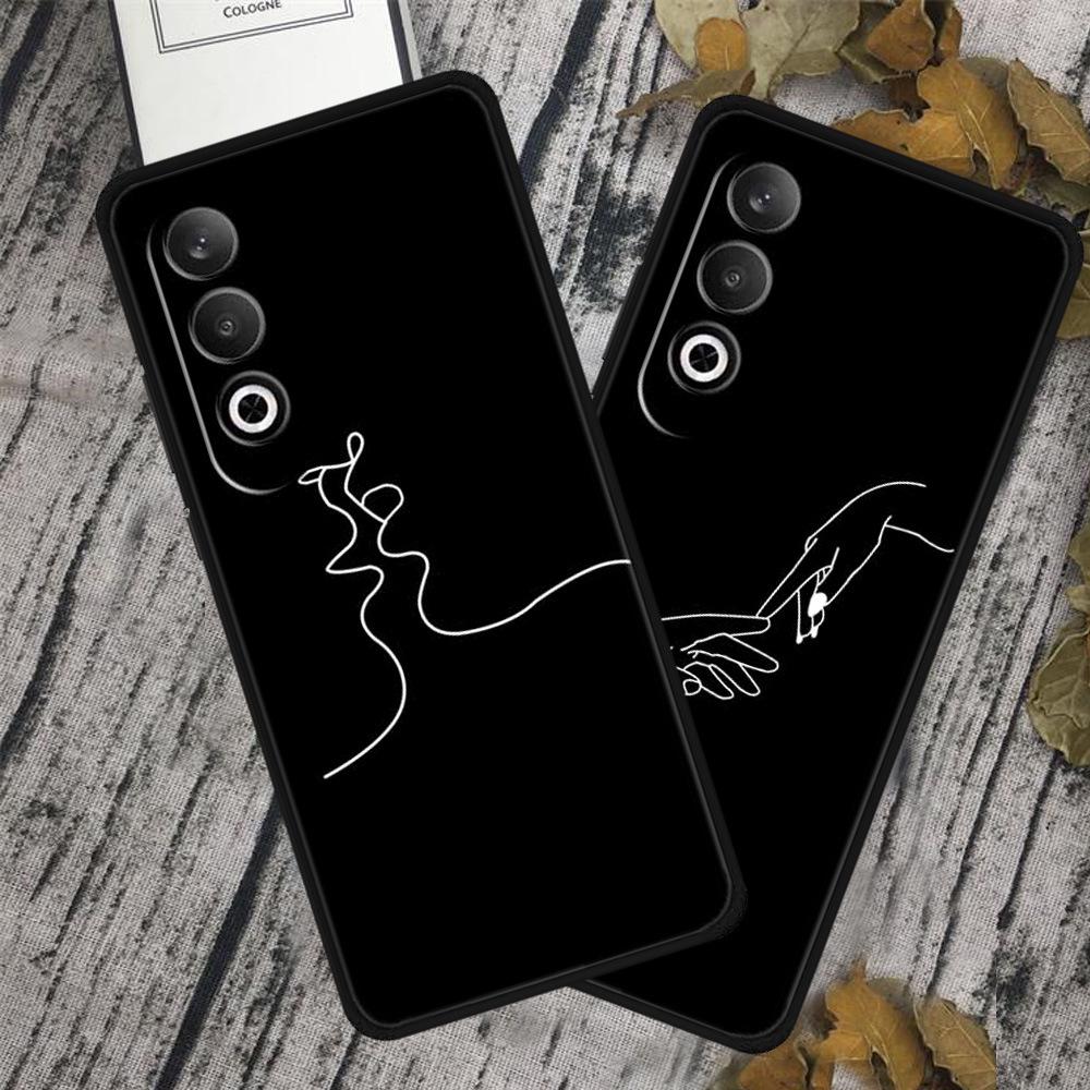 TPU чехол для телефона с рисунком животных и букв для Nord CE 4/OPPO K12 5G