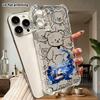 Phone Case: 2D flat suitable for iPhone 18 17 16 15 14 13 Pro transparent corner protection case, mermaid girl, Christmas and Halloween gift