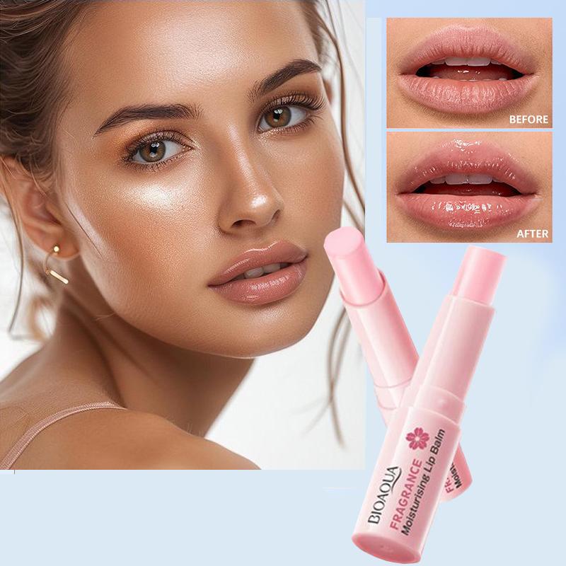 Увлажняющий бальзам для губ с ароматом сакуры, осенне-зимний бальзам против потрескавшихся губ