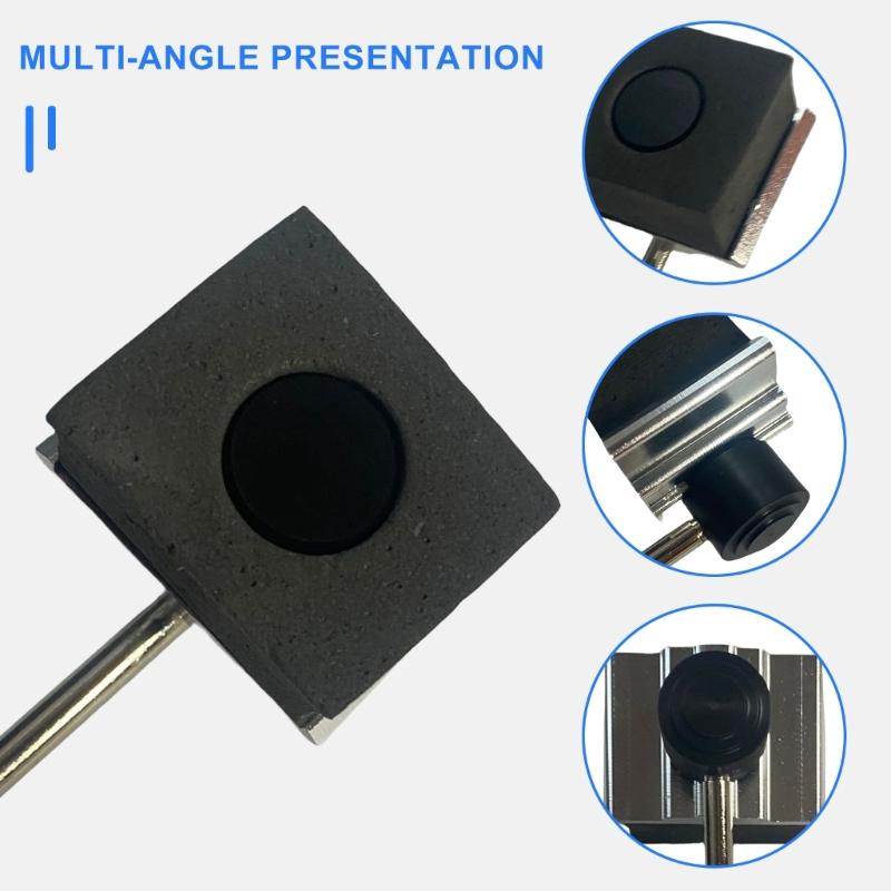 Колотушка для педали бас-барабана Замена Профессиональная колотушка для педали бас-барабана Регулируемая головка молотка Колотушка для барабана