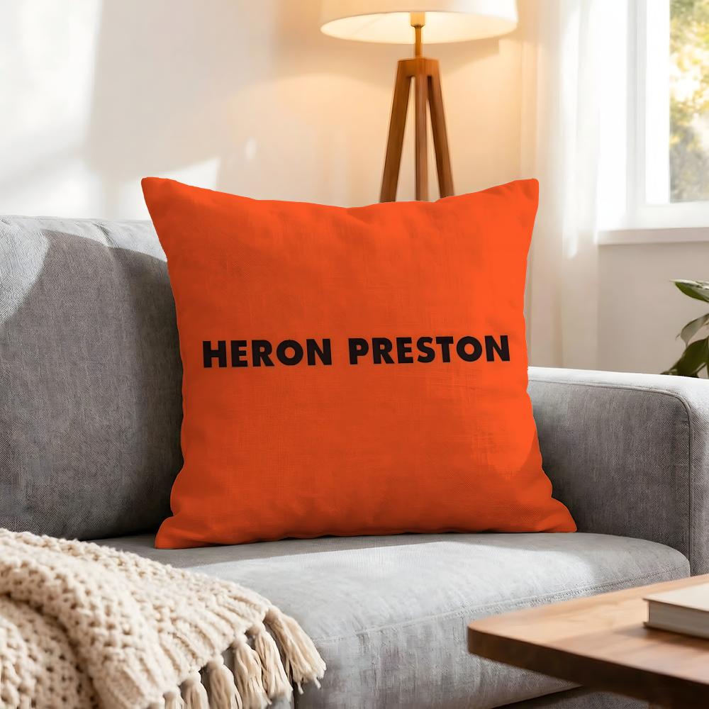 Brand Heron Preston Cushion Cover 1Pcs Decorative Covers Soft Cushion Case For Sofa Couch Decor 40X40 45X45 Pillowcases