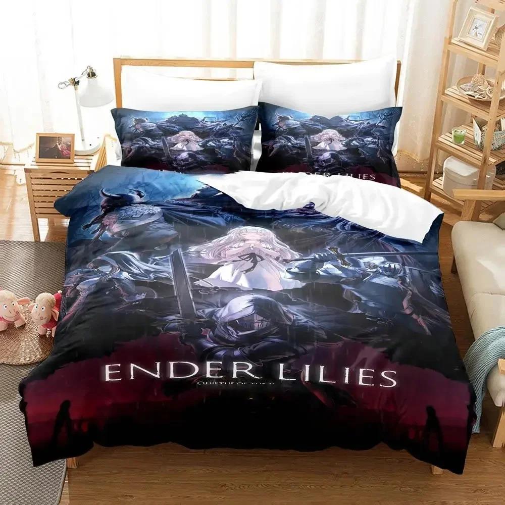 Ender Lilies Quietus Of The Knights Bedding Collections Exquisite Bed Supplies Set Duvet Cover Bed Comforter Set Luxury Birthday Gift