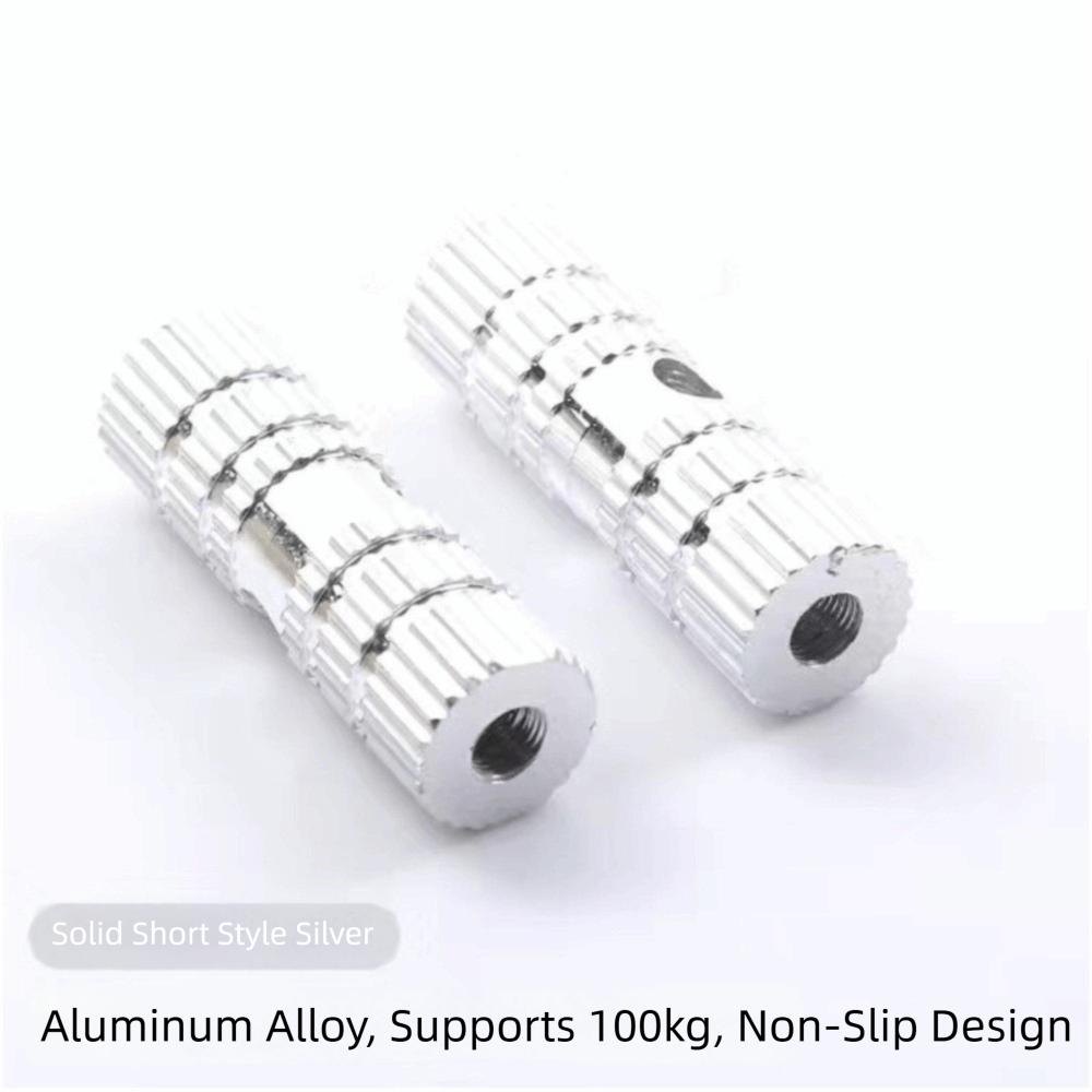 High Hardness Bike Foot Rest Pegs Anti-Slip Bicycle Foot Pegs Axle Pedals Bike Pedals BMX Biking