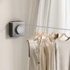Выдвижная втягивающаяся бельевая веревка настенного монтажа, не провисающая, для сушки белья, 4,2 м, регулируемая уличная бельевая веревка
