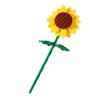 Tulip Lego-Compatible Everlasting Flower Building Blocks: Puzzle Ornament Potted Plant Toy, Valentine's Day Rose Gift.