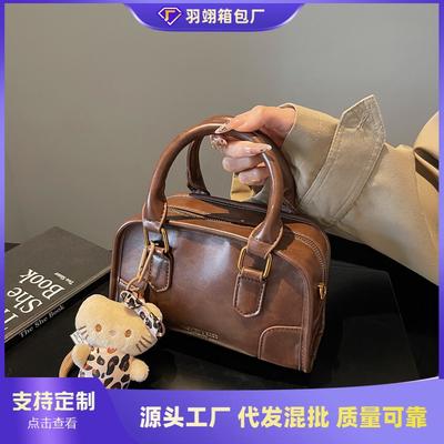 Maillard Fashion Повседневная Одноплечевая Сумка Кроссбоди Портативная Маленькая Сумка Женская Осень и Зима Новая Ретро Сумка-Подушка