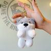 Stuffed Dog Plush Doll Toys Keychain Kawaii Lovely Bag Pendant  Birthday Gift
