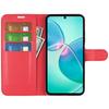Litchi Texture Phone Cover Wallet for Infinix Hot 12 Play 4G,Anti-Drop Shell Flip Stand Phone Case