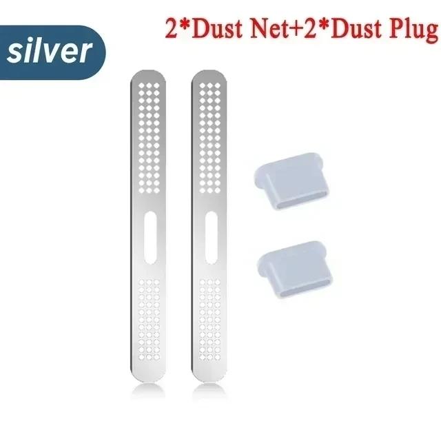 Металлическая пылезащитная сетка-наклейка для iPhone 12 13 MIni 12 13 14 Pro Max 14 Plus, отверстие для динамика, защитная металлическая сетка от пыли