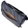 Hiromichi Nakano Fesli Shoulder Bag with Back Navy 17522 Women's Pocket, (Geometric Pattern), No.