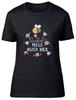 Personalised Miss Busy Bee Bumblebee Flowers Womens T-Shirt Ladies Gift Tee