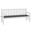 vidaXL Gartenbank-Auflage Anthrazit 180x50x3 cm Oxford-Gewebe