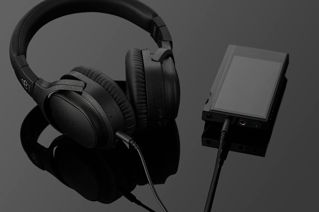 Финальные беспроводные наушники Bluetooth UX3000 с шумоподавлением, до 35 часов музыки, низкая задержка, aptX-соединение, воспроизведение, LL, многоточечное (черный)