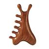 Yousheng Multi-functional Meridian Massage Comb Sandalwood Scalp Massage Comb Deer Wide Tooth Face Head Body Massager Guasha Scrubber Tool
