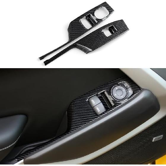 Car Sticker ABS Carbon Fiber Decal Interior Cover Trim for Chevrolet Camaro 2016 2017 2018 2024 Accessories