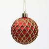 12pcs Creative Christmas Tree Pendant 6/8cm Hanging Ornament Crafts Christmas Ball Set  Holiday