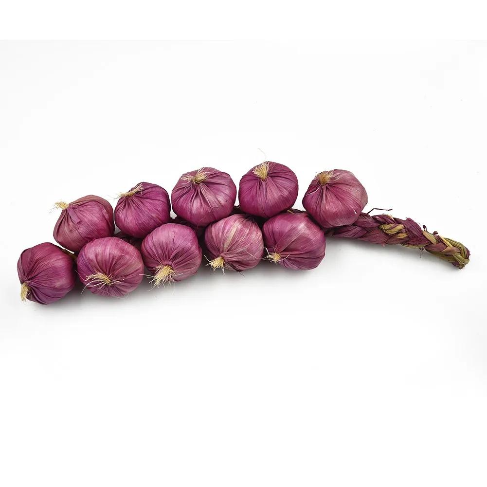Food Hanging Vegetable Garlic Kitchen Office Onion Party Photography Plastic Props Simulation String Artificial Decor Fake