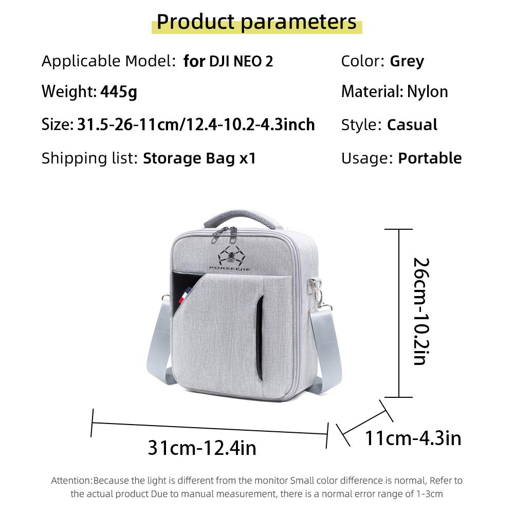 Наплечная сумка для хранения для DJI Neo 2, нейлоновый портативный чехол для переноски, дорожная сумка для улицы, аксессуары для дронов DJI Neo 2