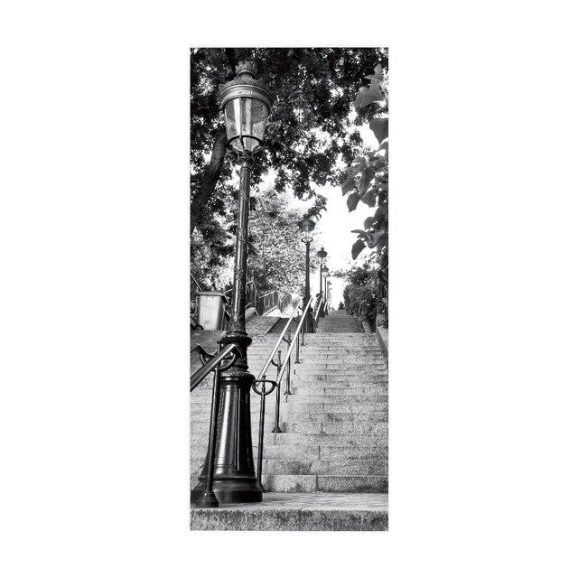 Дверные наклейки визуальное пространство пляжный коридор искусство водонепроницаемые обои гостиная спальня дверные обои ПВХ самоклеящиеся наклейки