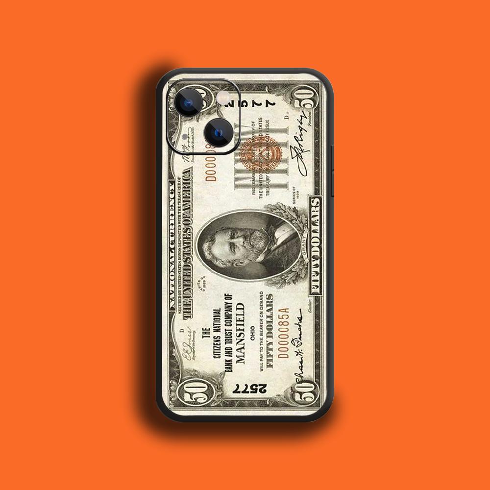Dollar Money Art Phone Case For iPhone Samsung Galaxy Redmi Xiaomi Oppo OnePlus Note S A 7 8 9 10 11 12 13 14 20 21 22 23 53 54 Pro Max Plus Ultra