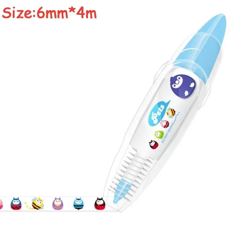 Kawaii корректирующий пояс Kawaii аксессуары для девочек, декоративные наклейки для рук, маркерная ручка, школьные канцелярские принадлежности, офисные принадлежности