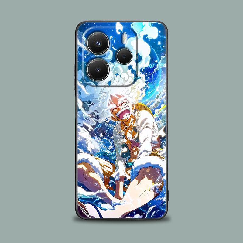 Ones Pieces Sun God Nika Luffy Case For Xiaomi Redmi Note 15 14 13 12 11 10 Pro Plus 5G For Redmi 15C 15 14C 13C 12C Phone Cover