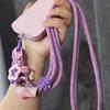 Bowknot Mobile Phone Back Clip Holder Chain Rope Mobile Phone Lanyard  Smartphones