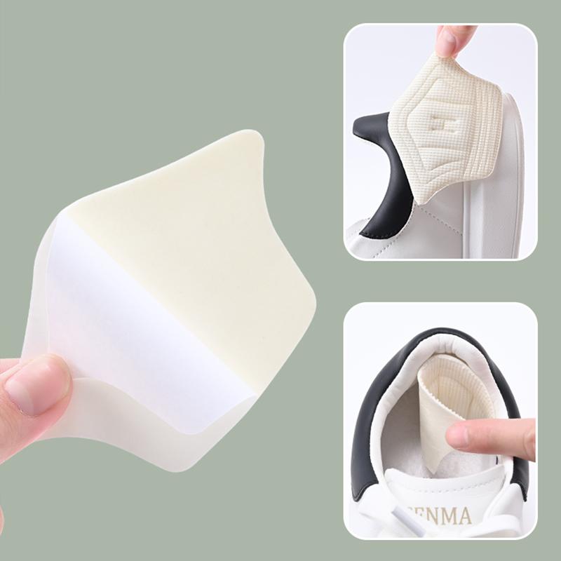 Adjustable Size Antiwear Feet Pad Cushion Insert Insole 3pairs Insoles Patch Heel Pads for Sport Shoes Back Sticker