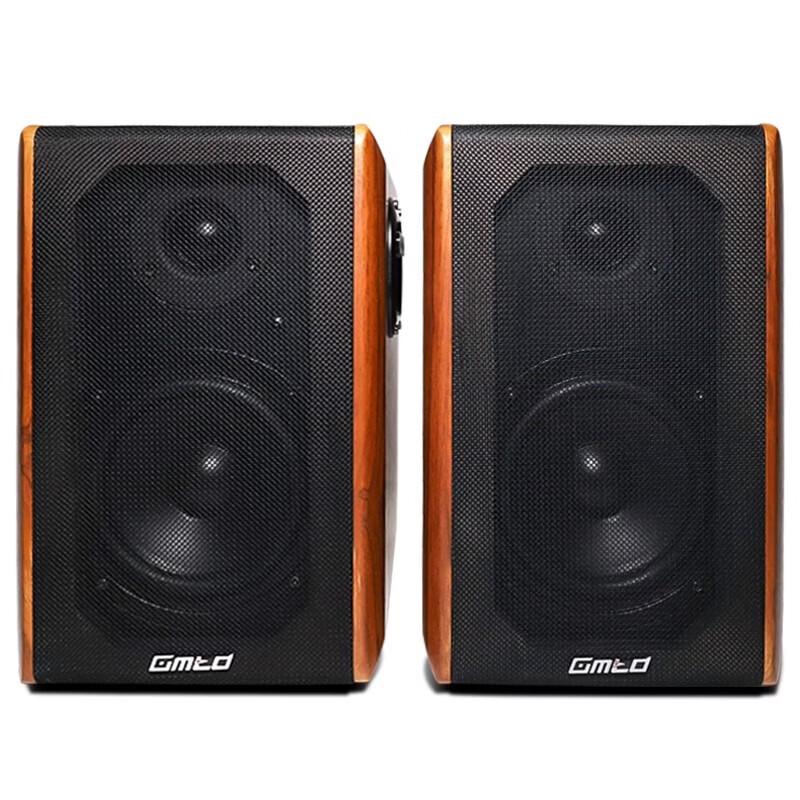 Gmtd CL02 HIFI Bluetooth 2.0 Деревянные полочные колонки Штепсель CN (адаптер в комплекте)