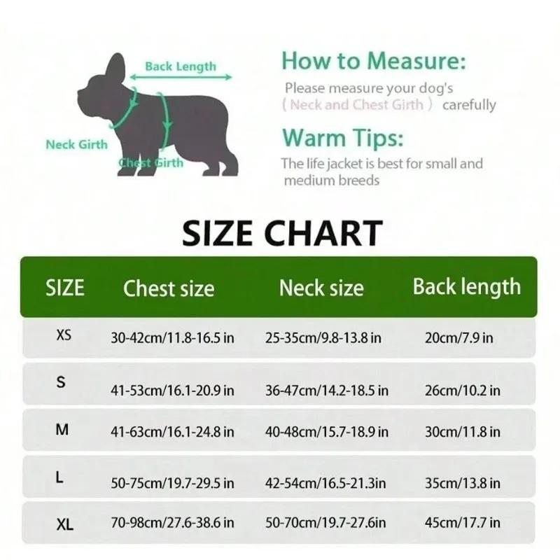 Dog Life Vest for Swimming Boating High Visibility Dog Lifesaver for Small Large Dogs Safety Puppy Preserver with Rescue Handle