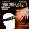 Super Bright XPE+COB Induction Headlight Dual Light Source Waterproof Outdoor Portable Running Fishing Night Running Flashlight