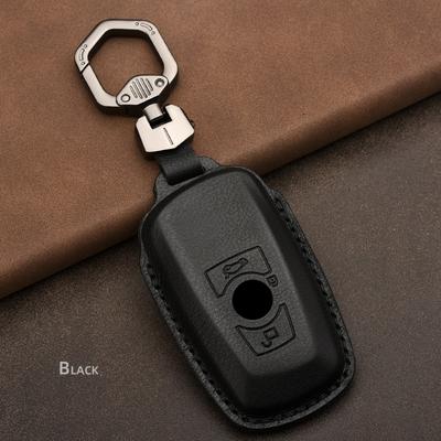 Кожаный чехол для дистанционного ключа автомобиля для BMW 1 2 3 4 5 6 7 серии X1 X3 X4 X5 X6 F30 F34 F10 F07 F20 G30 F15 F16 Защитный чехол
