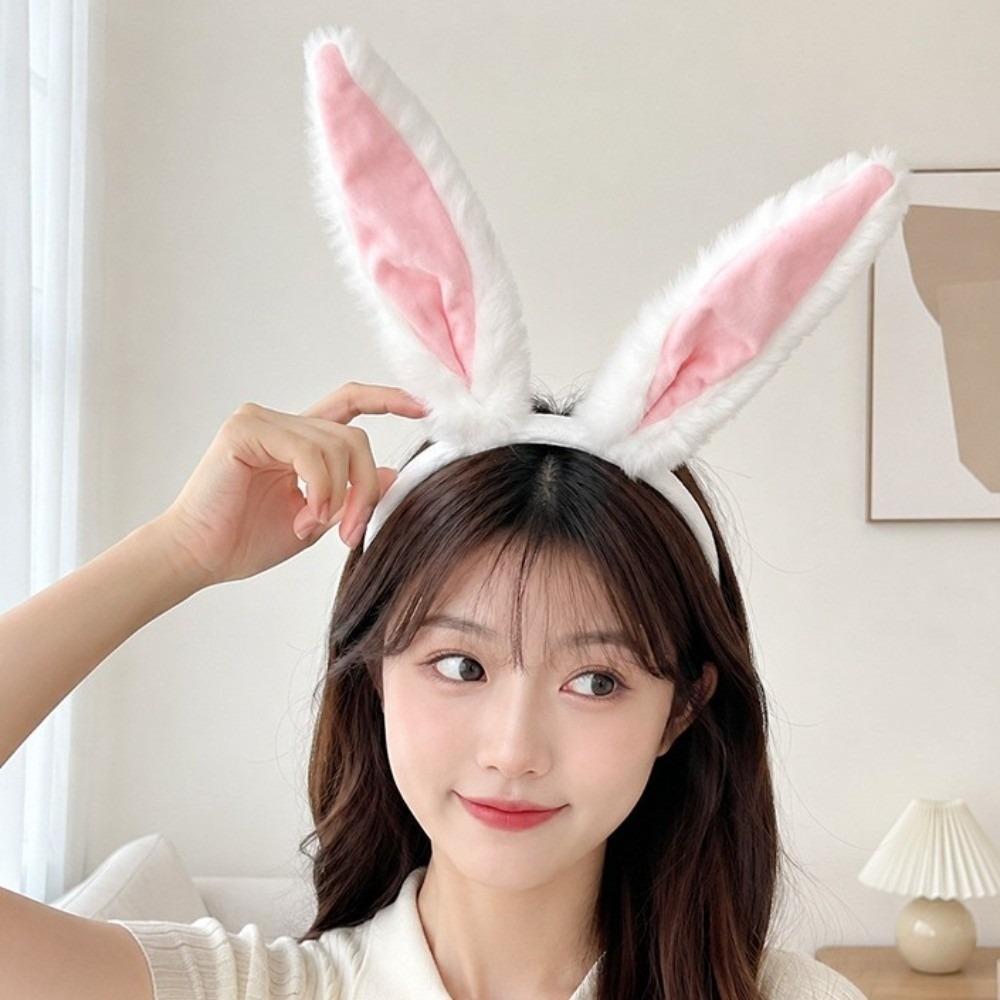 Comfort Halloween Decorative Headband Cute Long Rabbit Ears Headband Photo Props