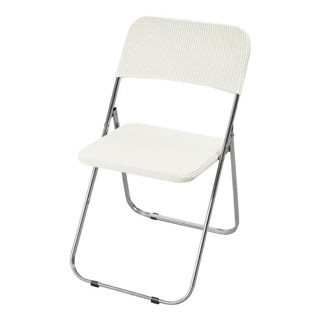 New Thickened Anti-slip Folding Chair Cover Universal Elastic Velvet Folding Chair Cover Four Seasons Simple Style