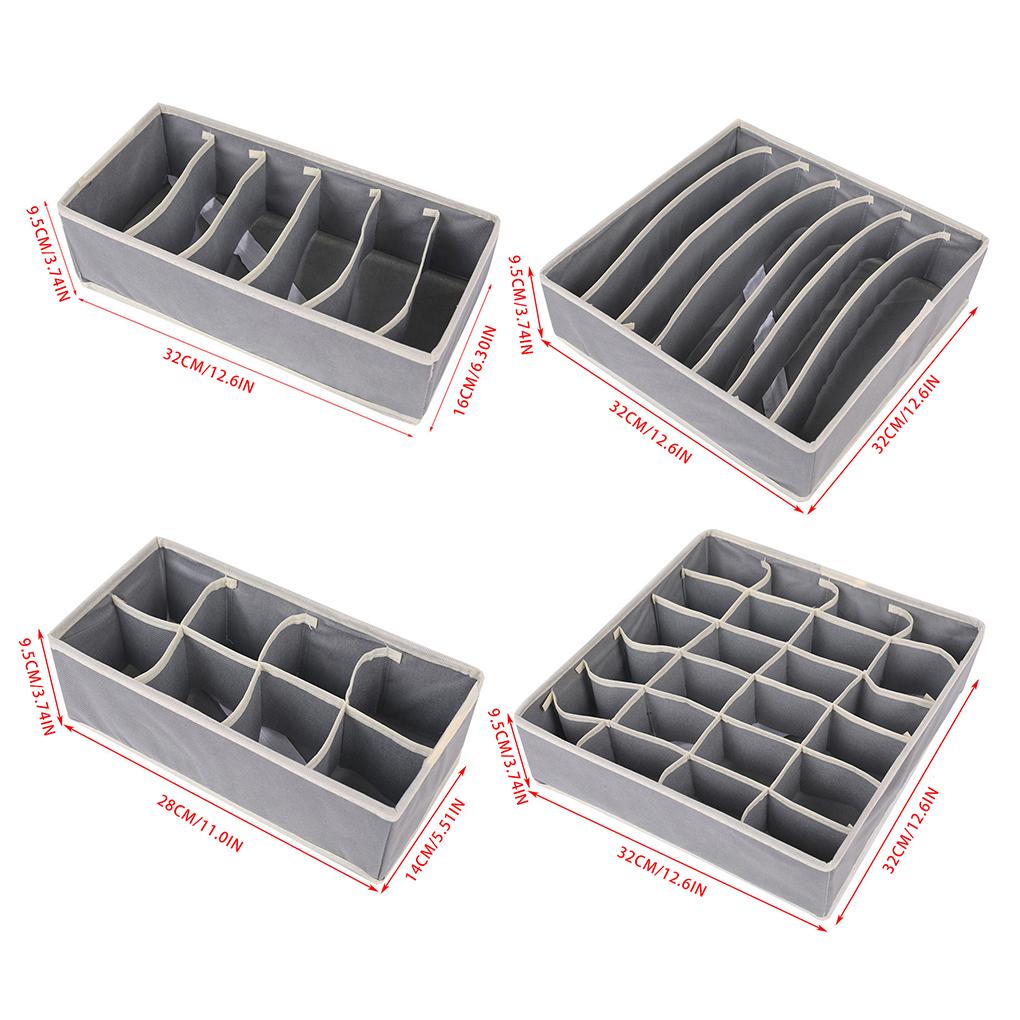 Ящик для нижнего белья, органайзер для домашнего шкафа, ящик для бюстгальтера, нетканый держатель для хранения ткани, коробка