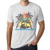 Men’s Vintage Tee Shirt Graphic T Shirt Summer Triangle San Vicente De La Barquera Vintage White