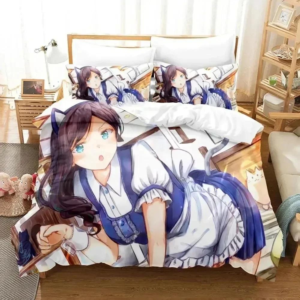New 3D Print Anime Revue Starlight Comfortable Duvet Quilt Cover Pillowcase Bedding Set Children Bedroom Decoration Home Textile