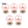 Quick Fix Buttons for Sewing 5Pcs Fake Pearl Clothing, Removable Decorative Brooch Pins, No Cardigans Sew Safety Pins Shirt Neckline Embellishment,