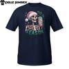 Christmas Skeleton T-Shirt | Funny Festive Skull with Drink | Tis the Season Tee