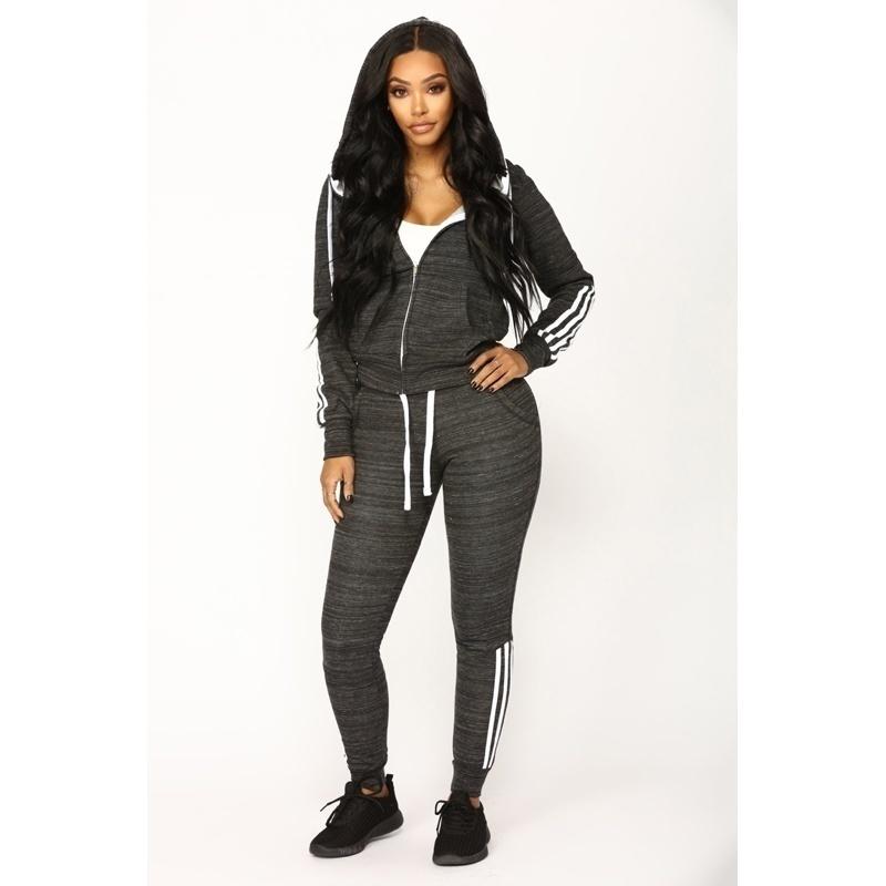 Модные женские толстовки нового стиля, свитер с длинными рукавами, брюки, спортивная одежда, спортивный костюм, одежда для бега, спортивные костюмы, комплект с капюшоном для женщин