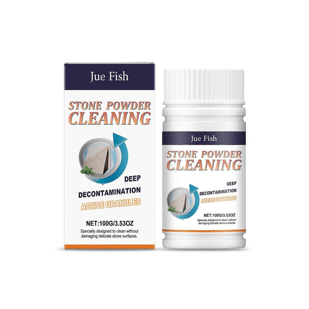 Stone Cleaning Powder for Marble & Granite Removes Scale, Rust & Grease, Gentle Anti-Fouling Formula