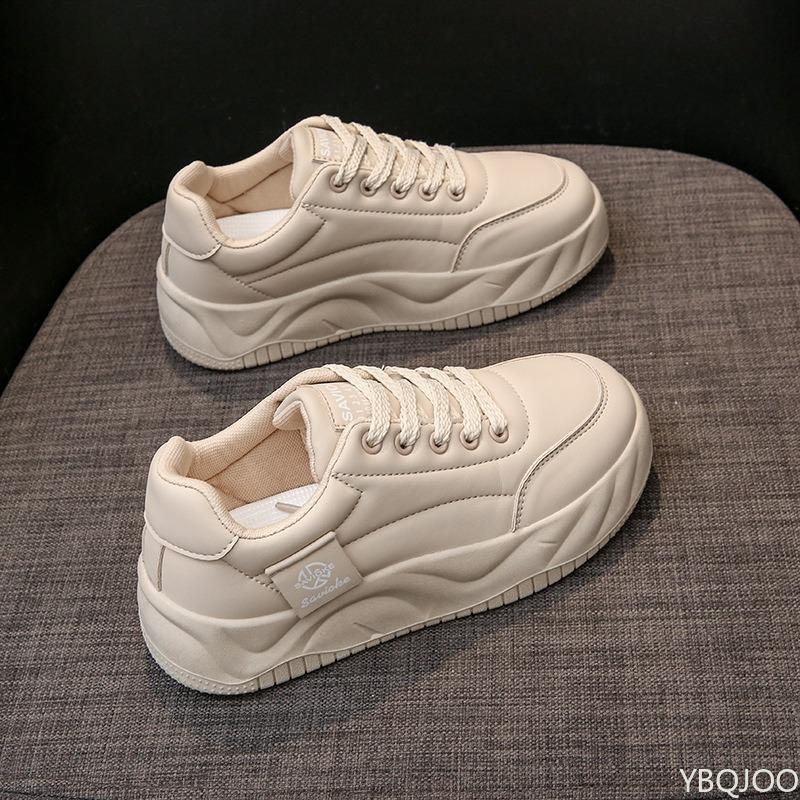 Модная весенняя обувь новая универсальная модная удобная женская обувь для студентов, увеличивающая рост, спортивная обувь на платформе, простая повседневная обувь