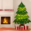 Do-It-Yourself Felt Christmas Tree Set Christmas Decorations Xmas Wall Hanging Ornaments Gifts For Kids Christmas Home Door Decorations