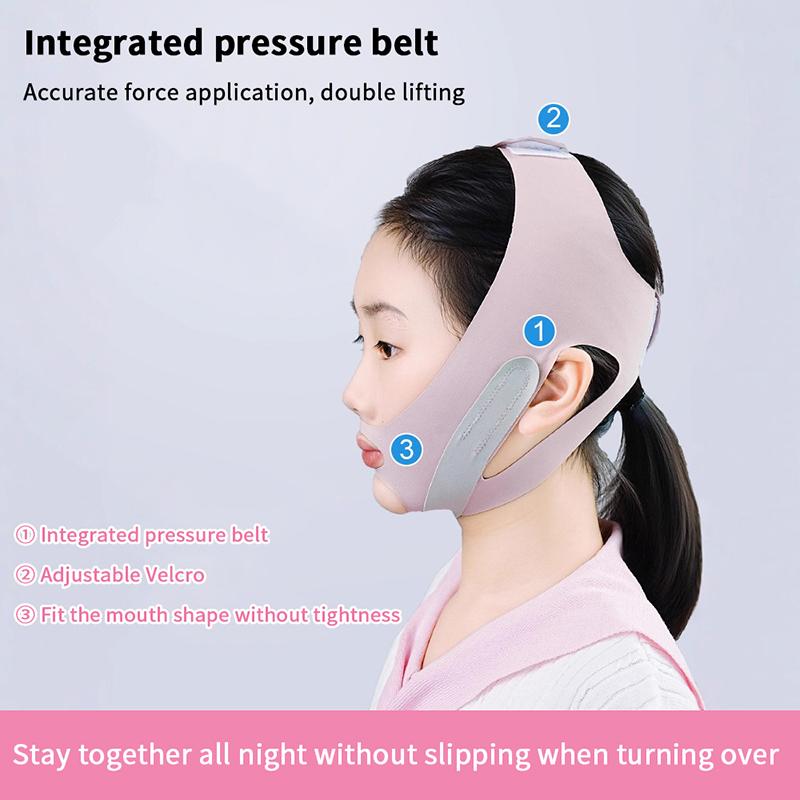 Пояс против храпа Подбородочный ремень Защита для рта Коррекция дыхания с открытым ртом для улучшения здоровья сна Подарок для мужчин и женщин