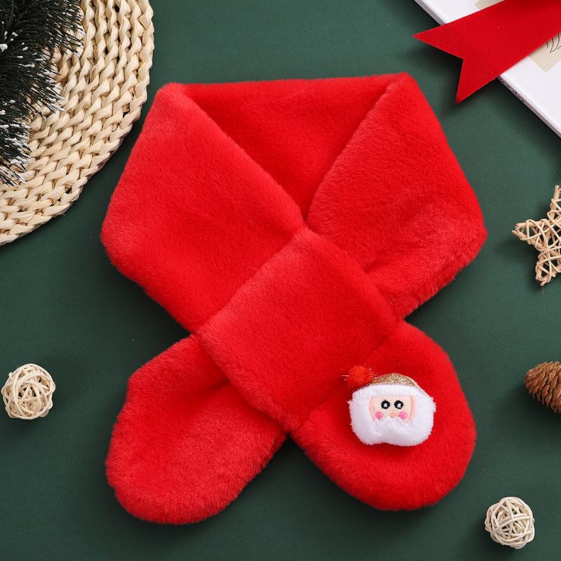 Kids' Winter Plush Neck Warmer Snood for Christmas & New Year